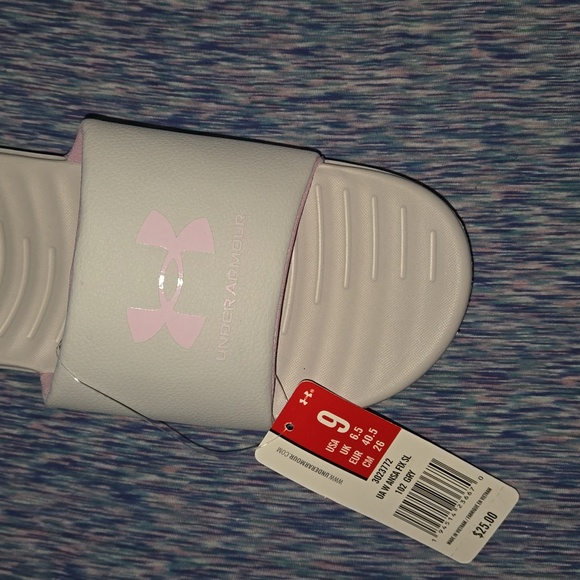 Under Armour Women's Sandals White Size 9 NWT - Picture 4 of 10